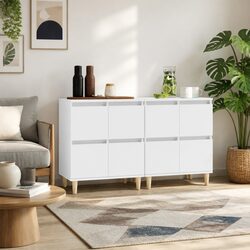 Elegant White Sideboard Cabinet for Home Storage