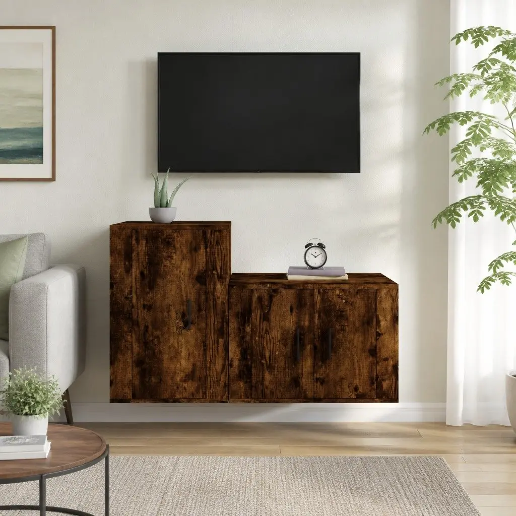 Wall-Mounted TV Cabinet Set for Living Room Comfort