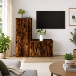 Wall-Mounted TV Cabinet Set for Cozy Living Spaces