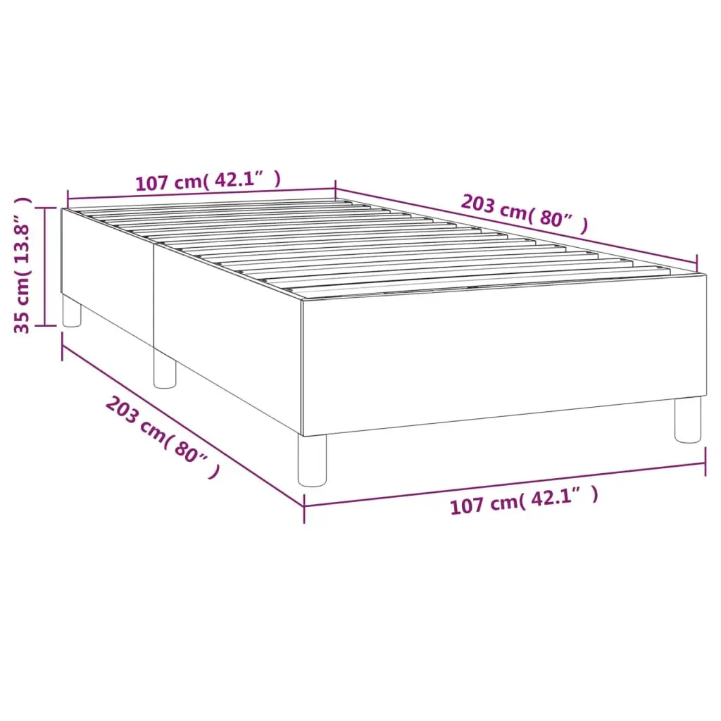 Black Velvet King Single Bed Frame Without Mattress