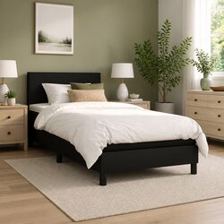 Stylish Box Spring Bed with Pocket Spring Mattress