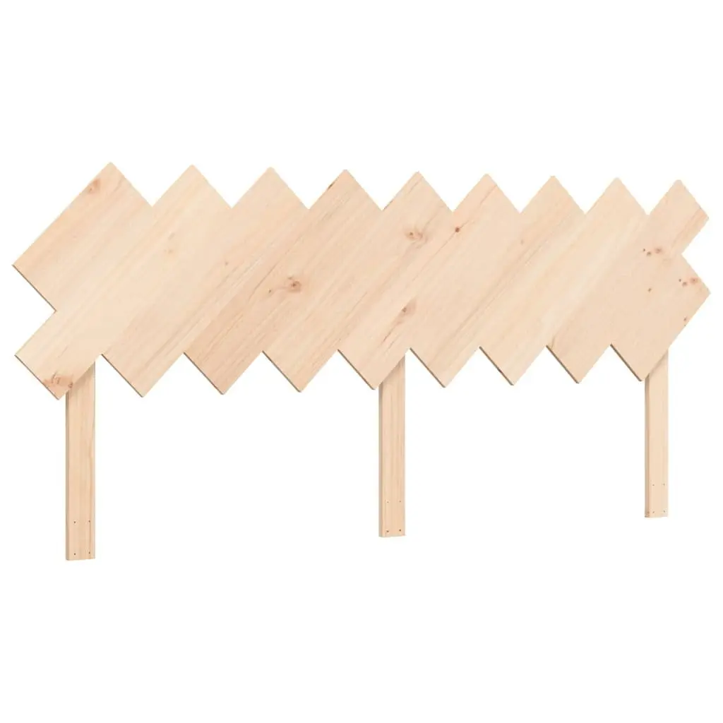 Solid Pine Wood King Bed Frame 183x203 cm with Slats