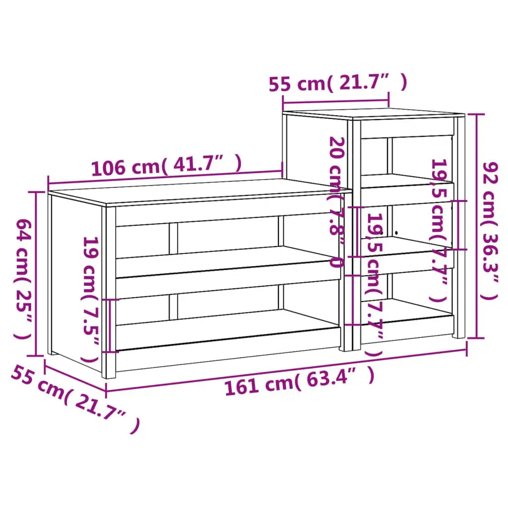 Garden Storage Cabinets 2 pcs Solid Wood for Outdoor Kitchens