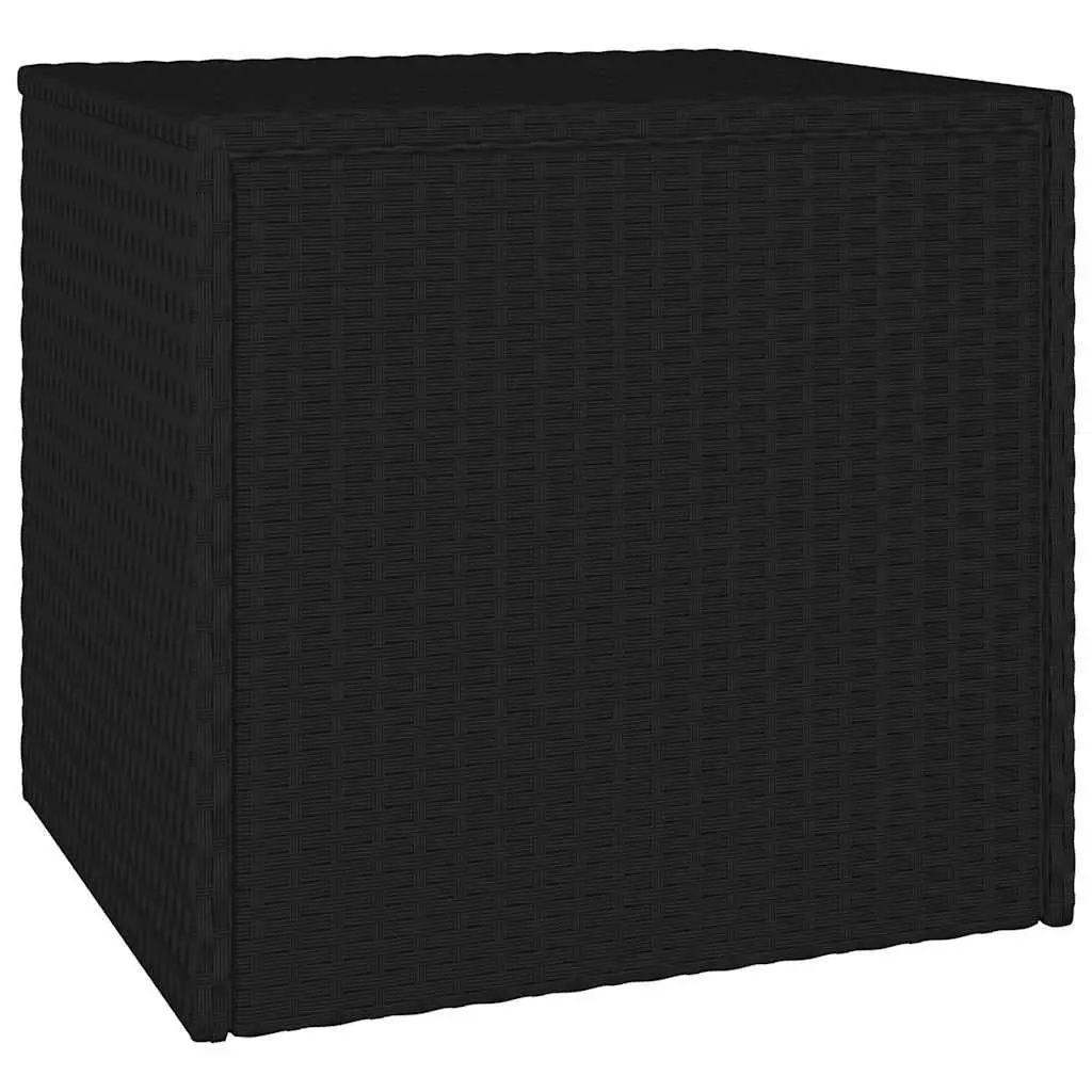 Side Tables Black PE Rattan Outdoor Garden Accent End Tables Set of 3