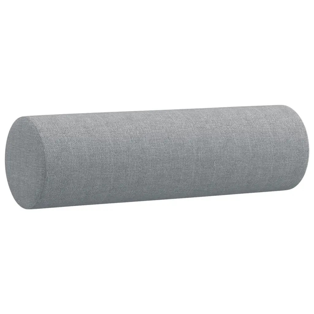 Light Grey 2-Seater Sofa with Pillows for Living Room