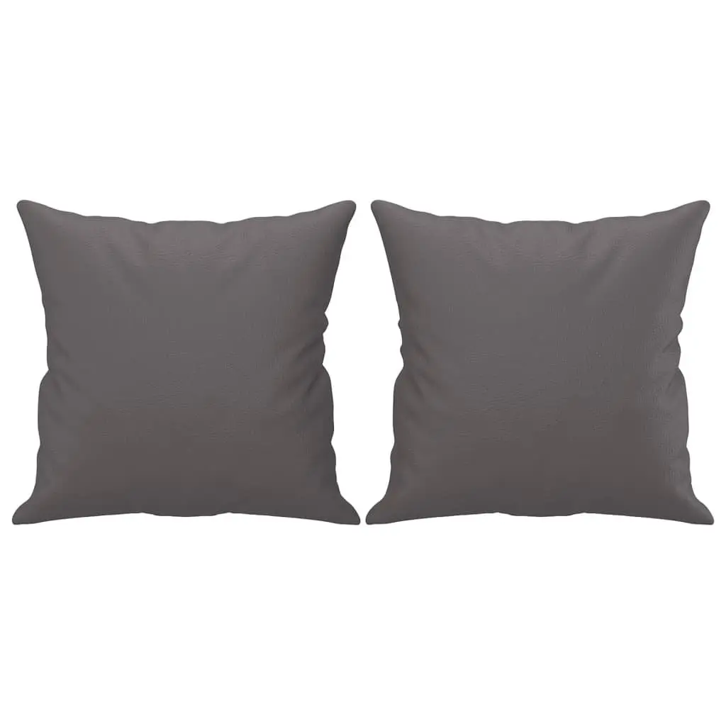 3-Seater Sofa Grey Faux Leather Modern 180cm Metal Frame