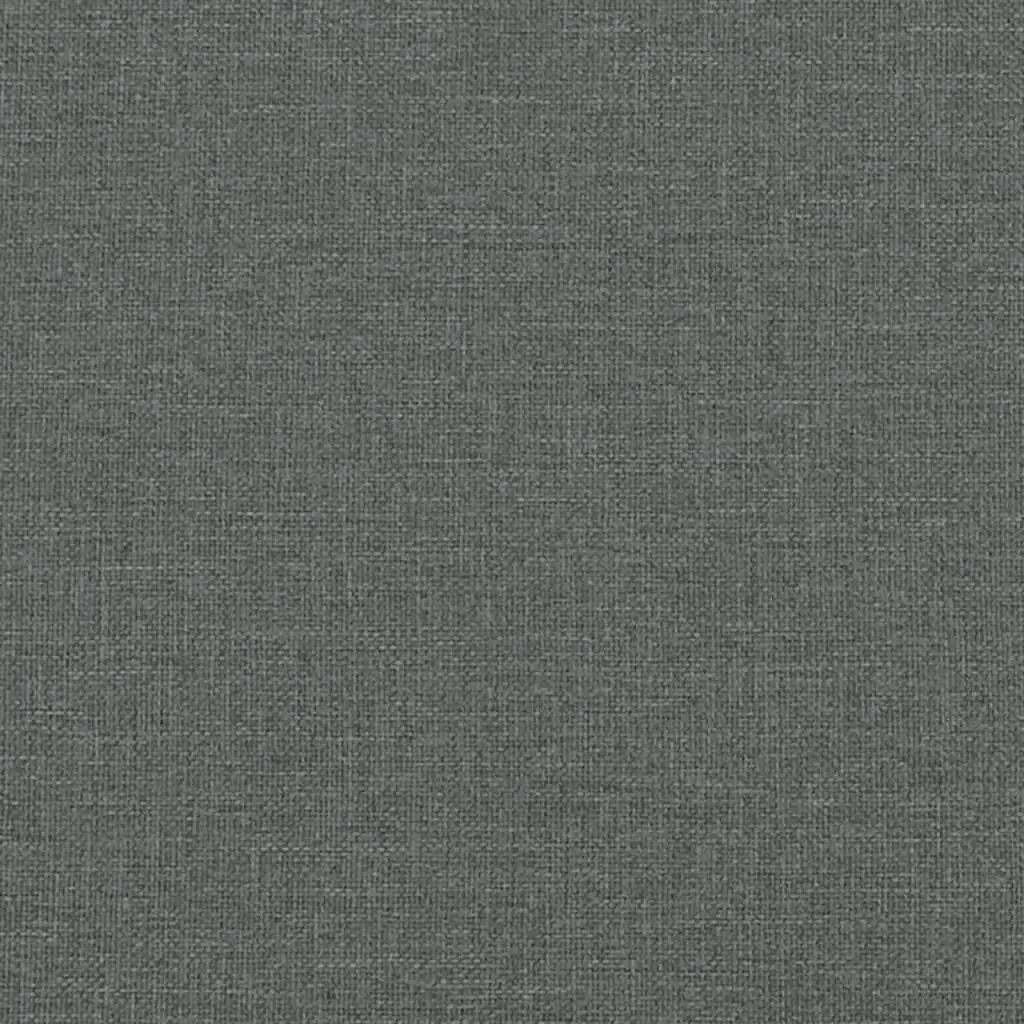 Grey Fabric 2-Seater Sofa with Throw Pillows 120cm