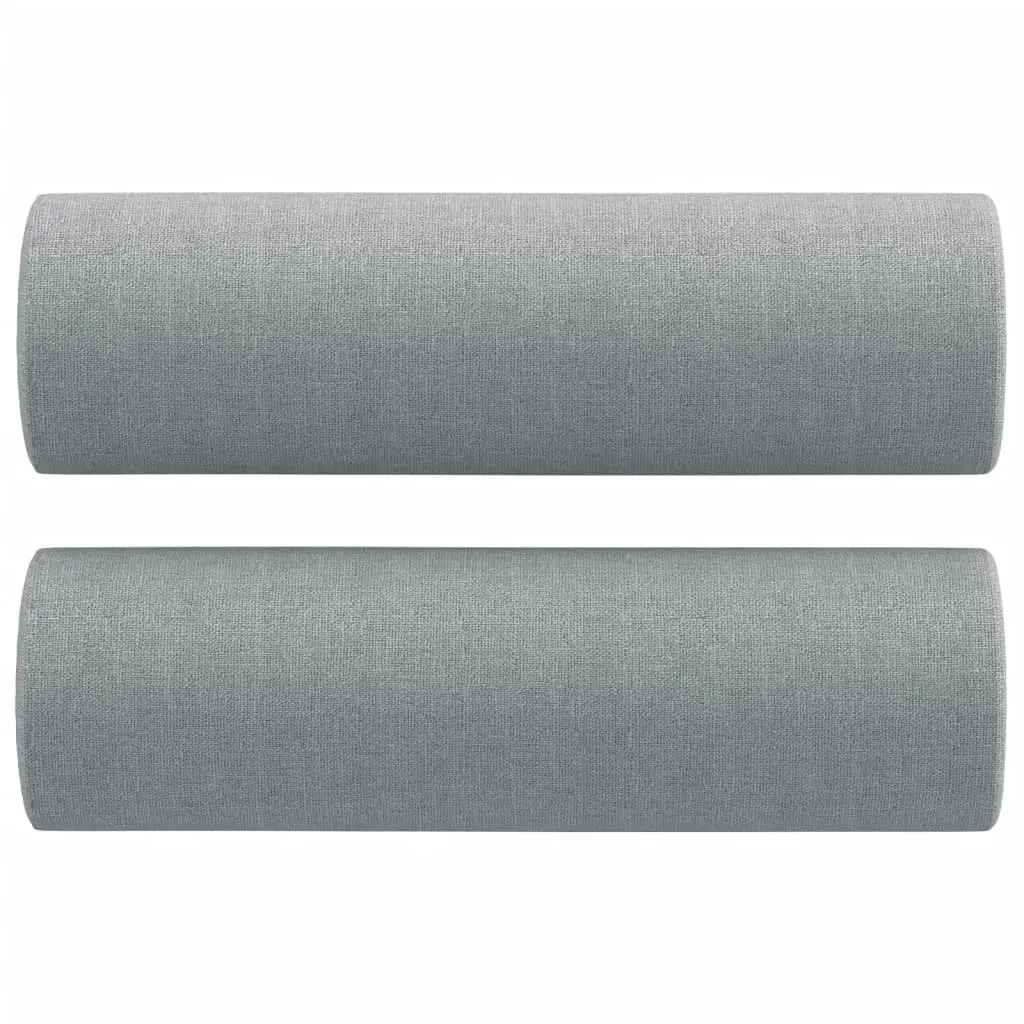 3 Piece Sofa Set Grey Fabric Living Room Lounge Suite