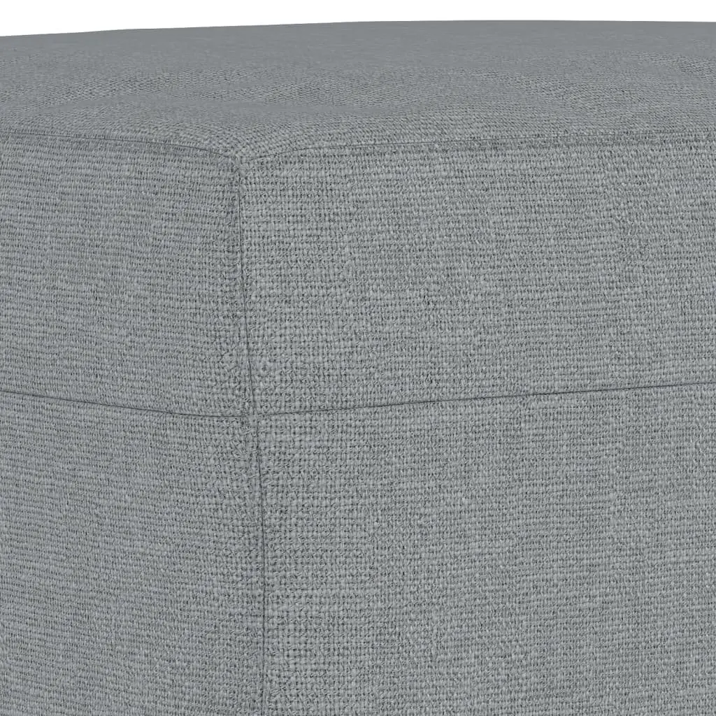 Sofa Set Grey Fabric 3 Piece Living Room Furniture