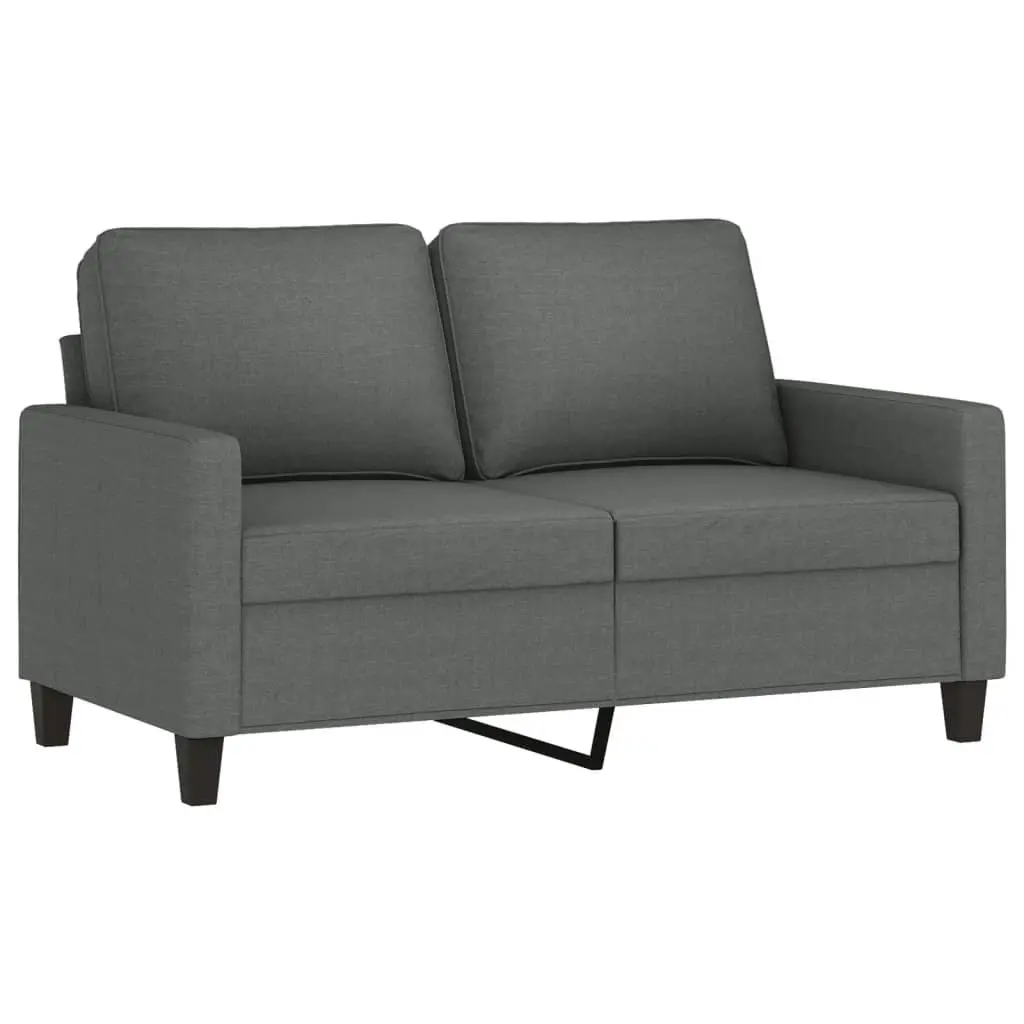 Sofa Set Grey Fabric 2 Piece Couch Lounge Suite