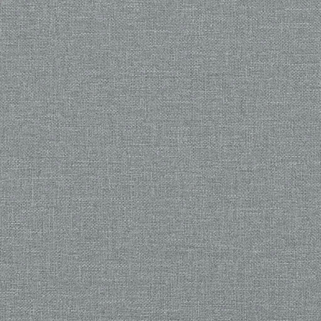 3 Piece Sofa Set Grey Fabric Couch with Pillows Footstool Living Room Furniture