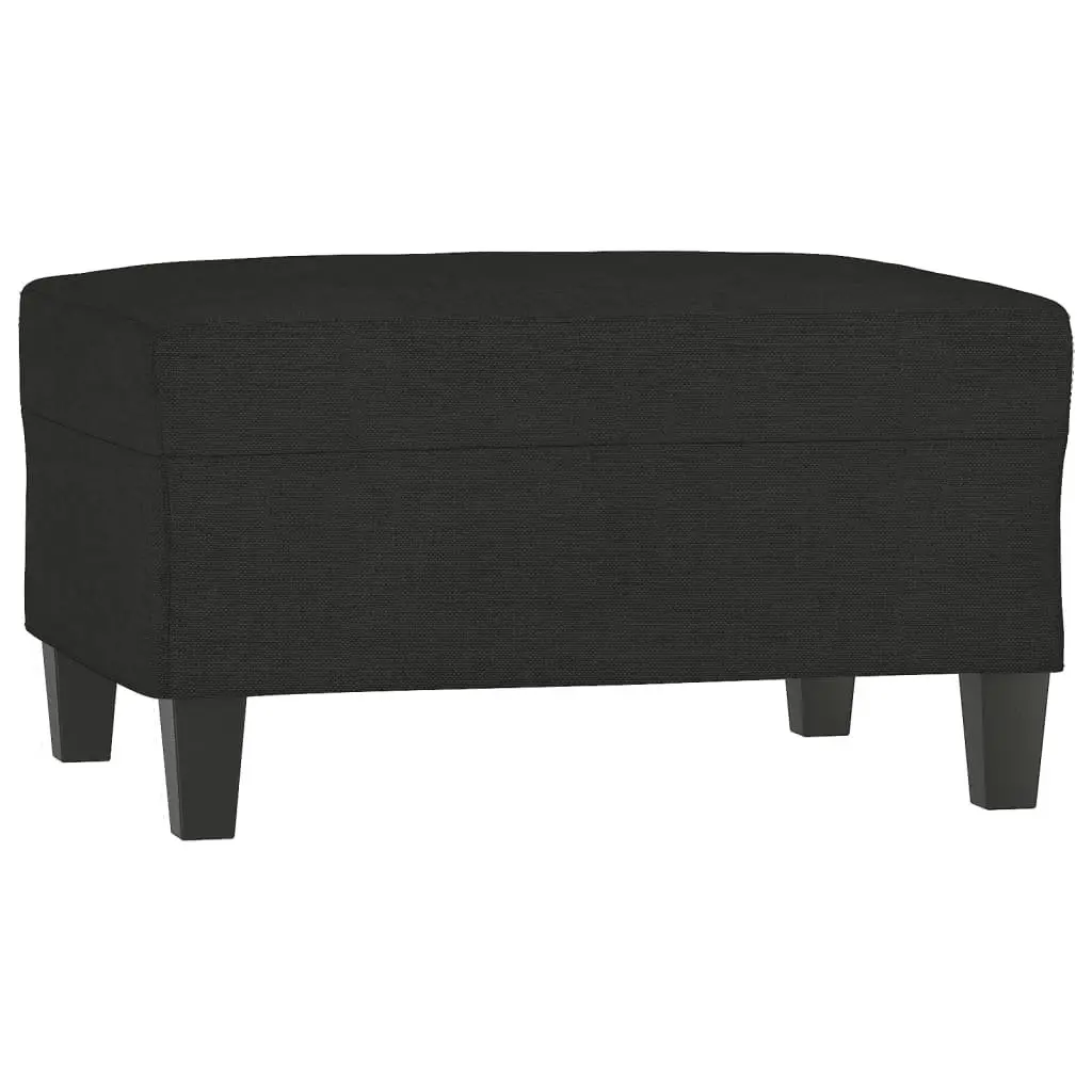 4 Piece Sofa Set Black Fabric Living Room