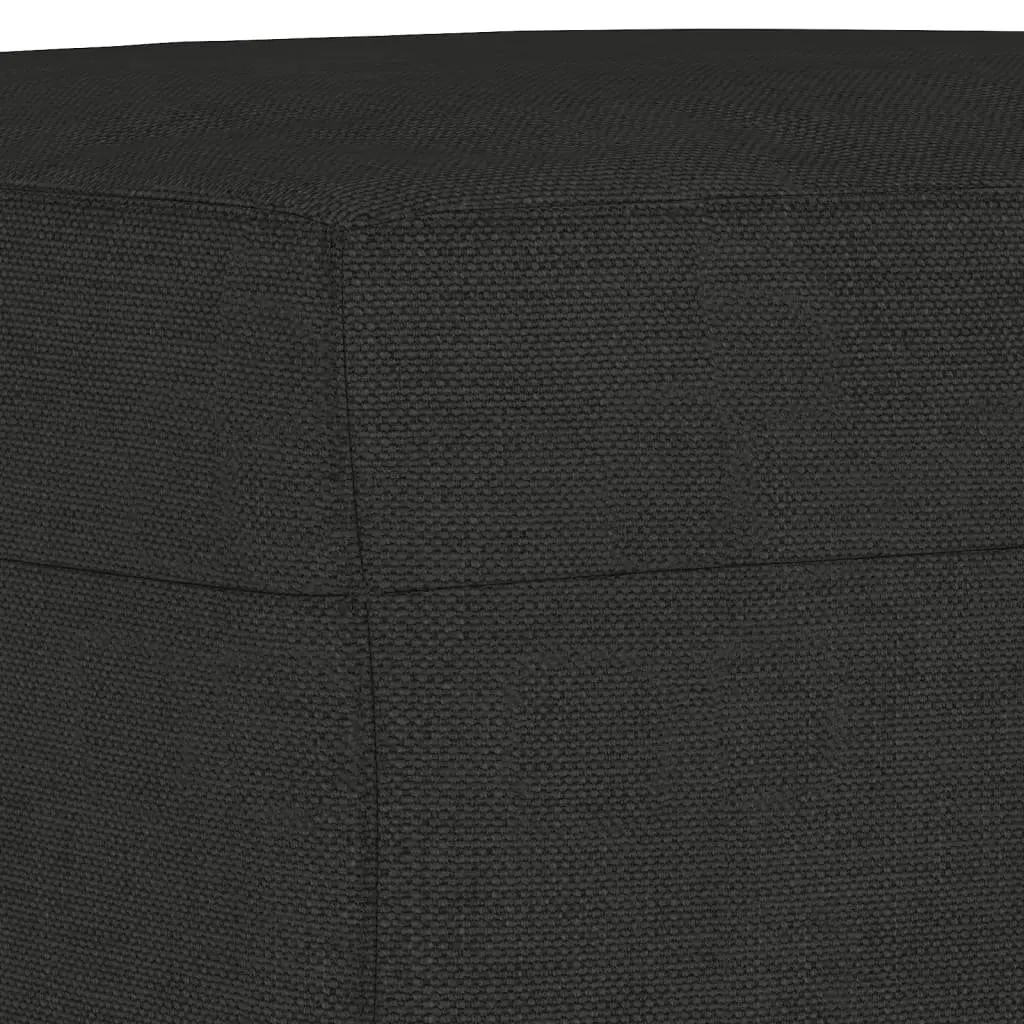4 Piece Sofa Set Black Fabric Living Room