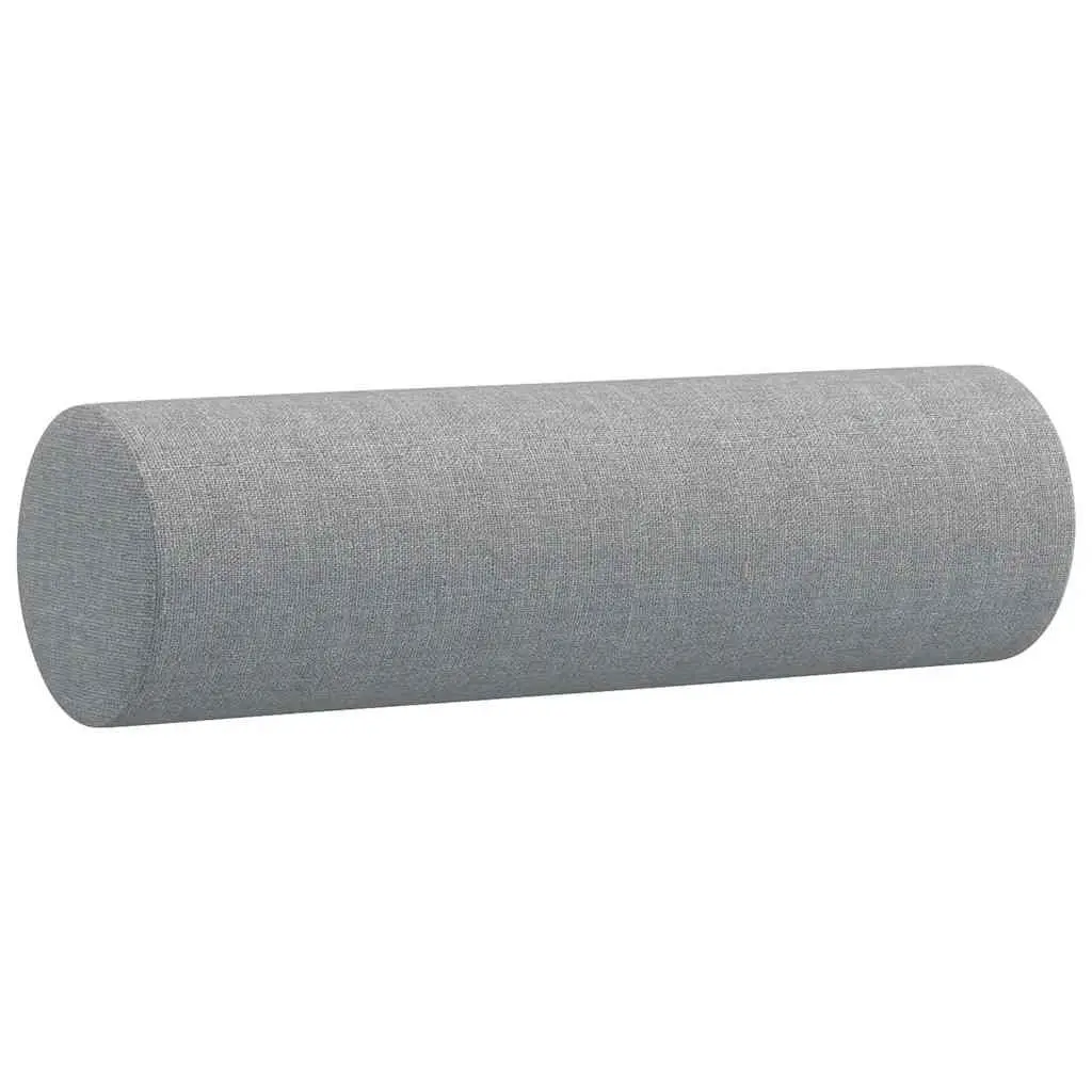3 Piece Sofa Set Grey Fabric Padded Living Room Lounge Footstool