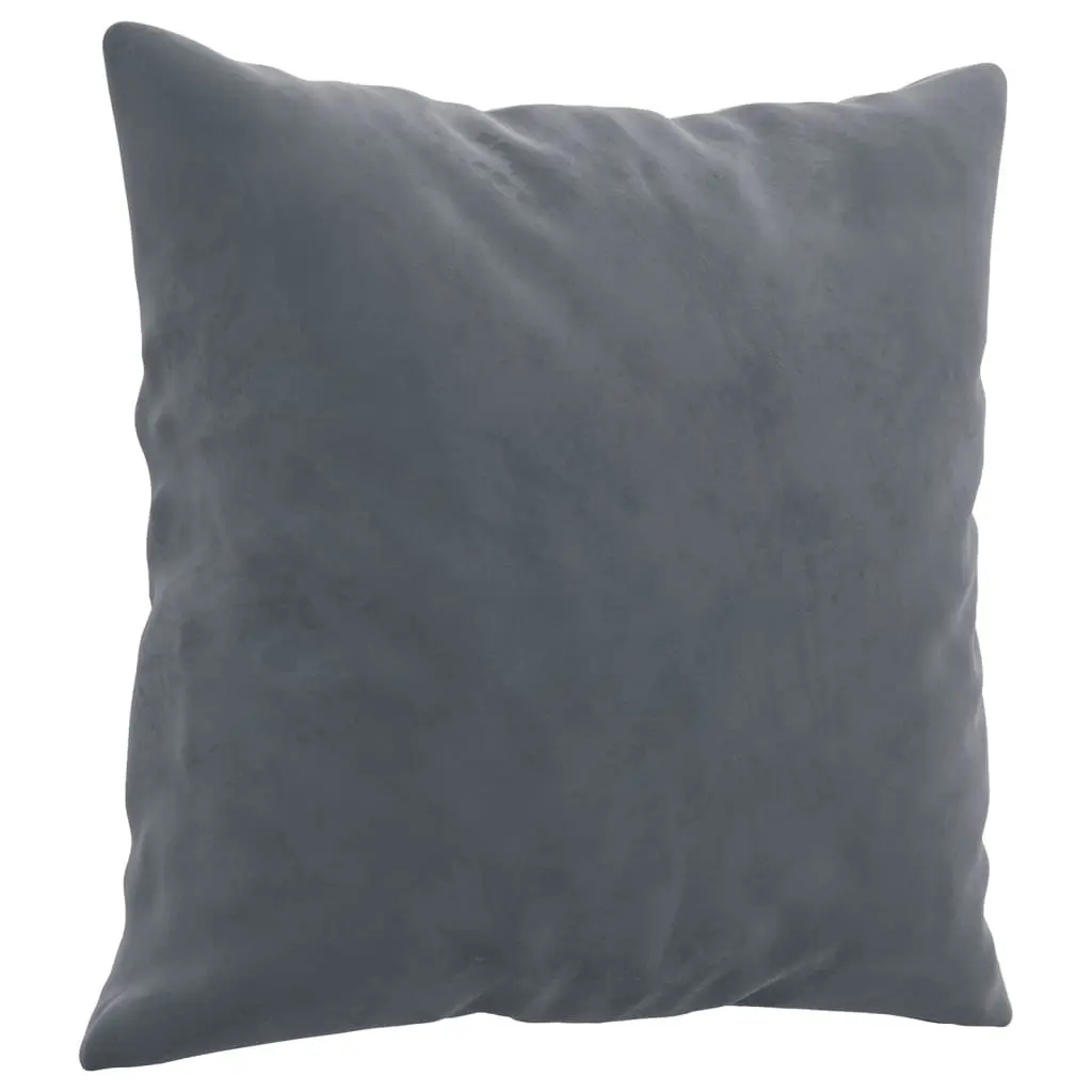 Sofa Set Grey Velvet 2 Piece Living Room Furniture
