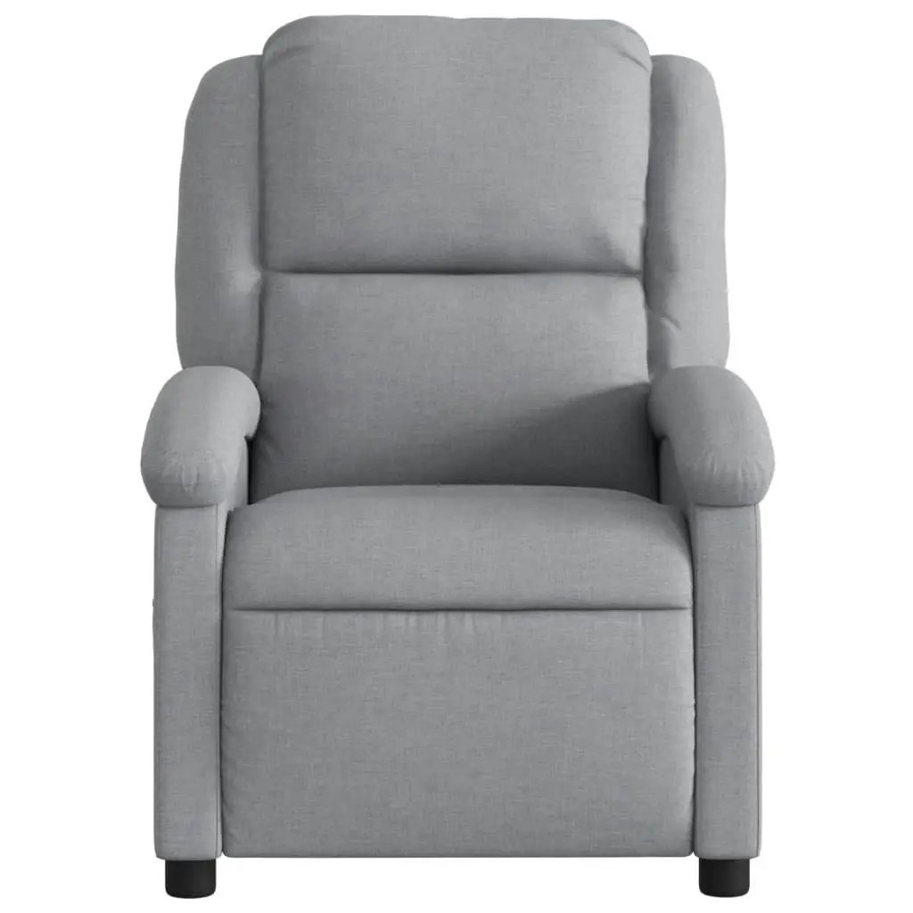 Grey Fabric Manual Massage Recliner Chair with Vibration