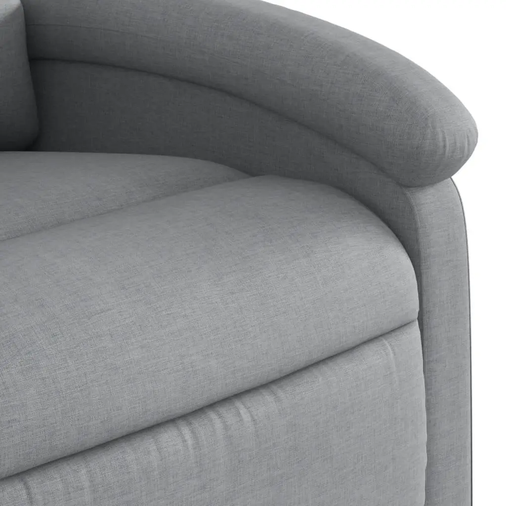 Grey Fabric Manual Massage Recliner Chair with Vibration