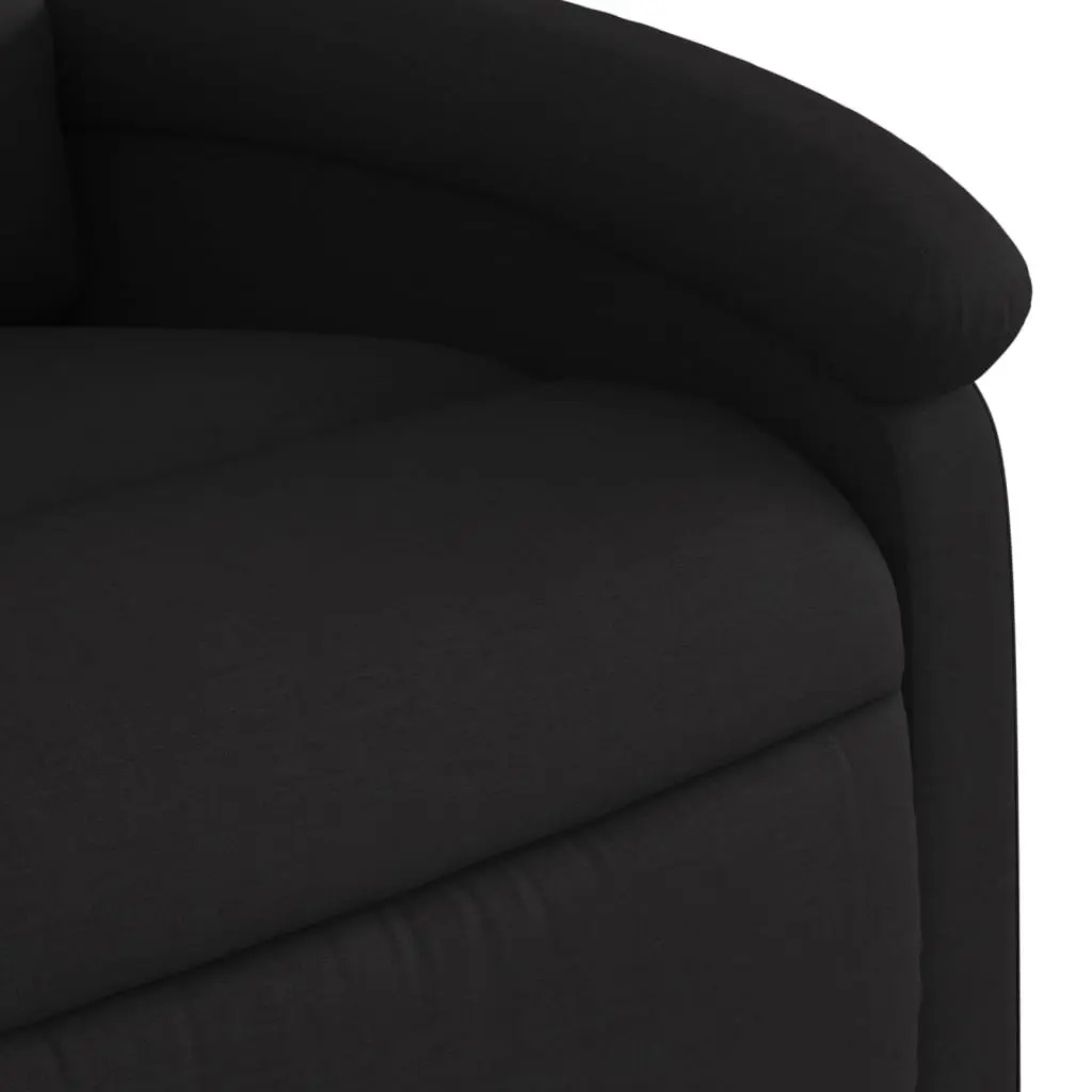 Black Fabric Massage Recliner Chair with 6 Points