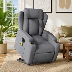 Cozy Electric Stand Up Massage Recliner Chair in Grey