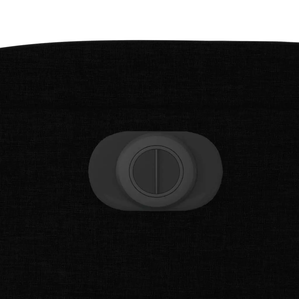 Electric Stand Up Recliner Chair Black Fabric Power Lift Massage