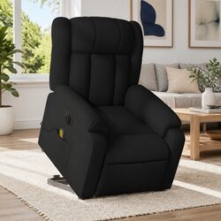 Cozy Electric Stand Up Massage Recliner Chair in Black