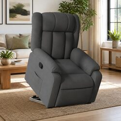 Comfortable Electric Lift Massage Recliner Chair - Grey