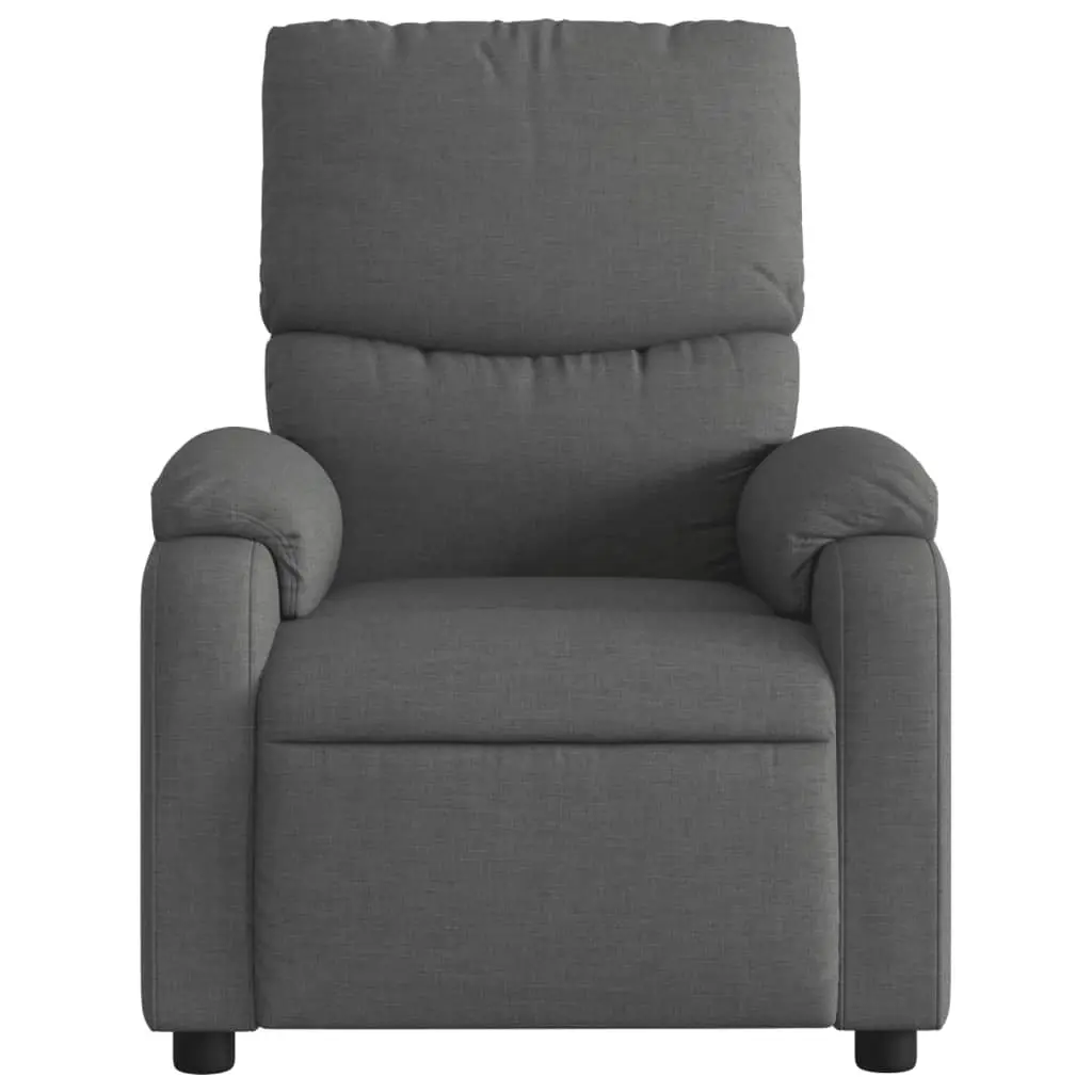 Grey Fabric Massage Recliner Chair with Vibration