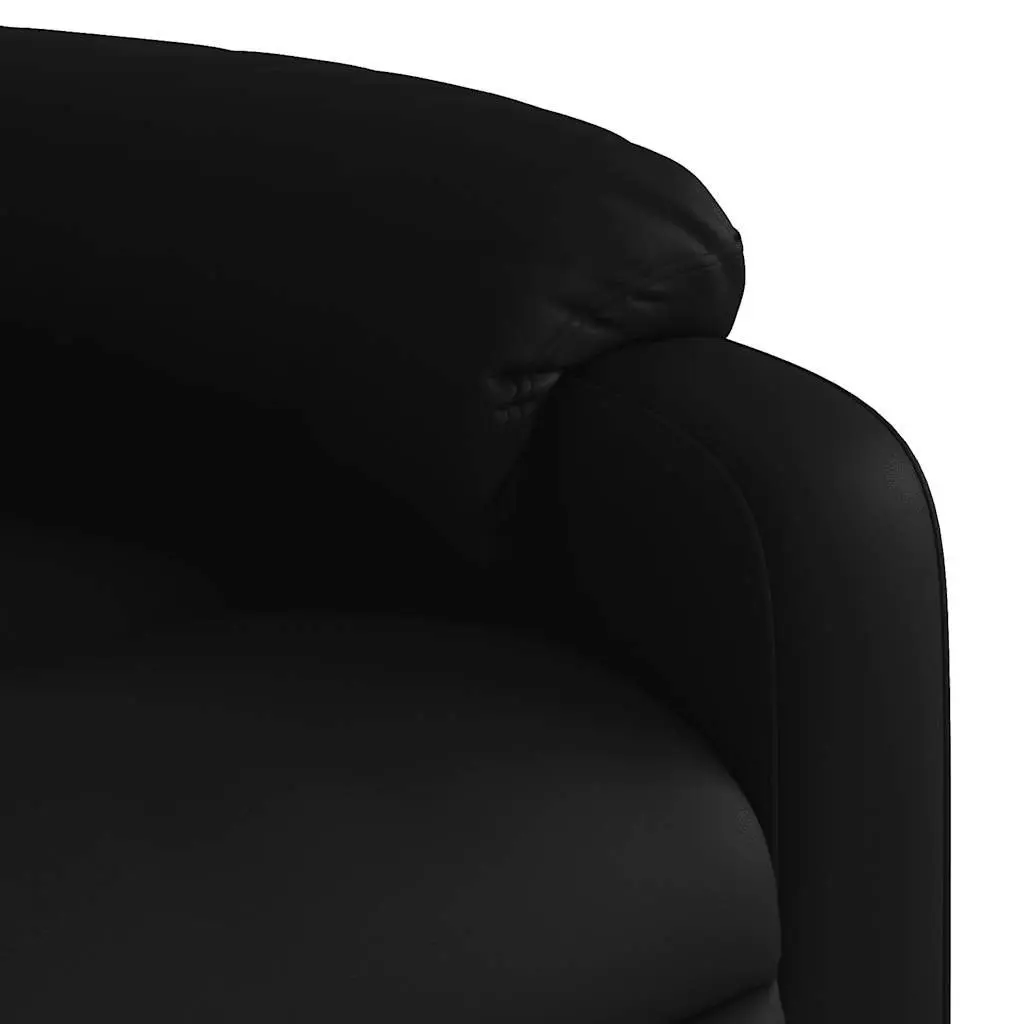 Black Faux Leather Massage Recliner Chair with Vibration