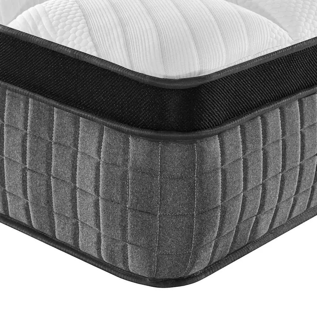 Double Size Pocket Spring Mattress 137x190 cm White
