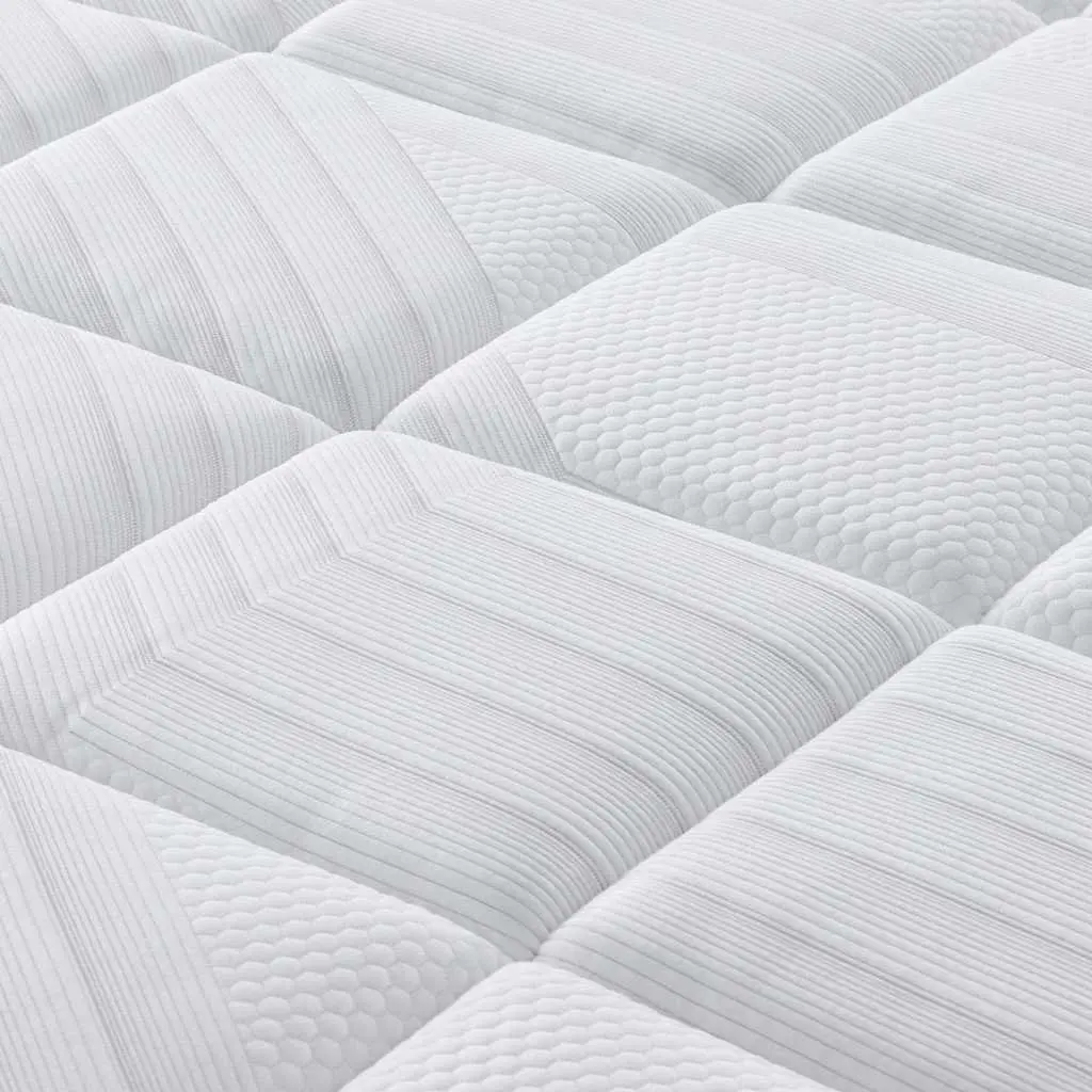 Pocket Spring Mattress King Size Medium Plus 183x203 cm White Bedroom Sleep