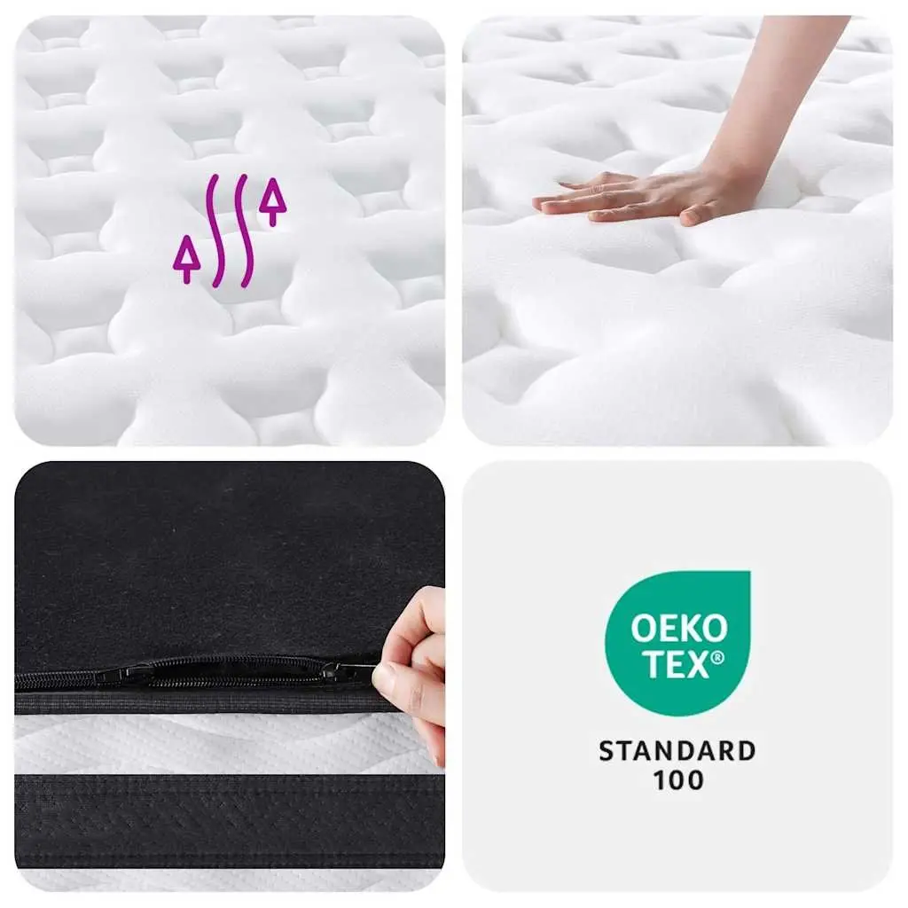 King Size Pocket Spring Mattress 183x203cm