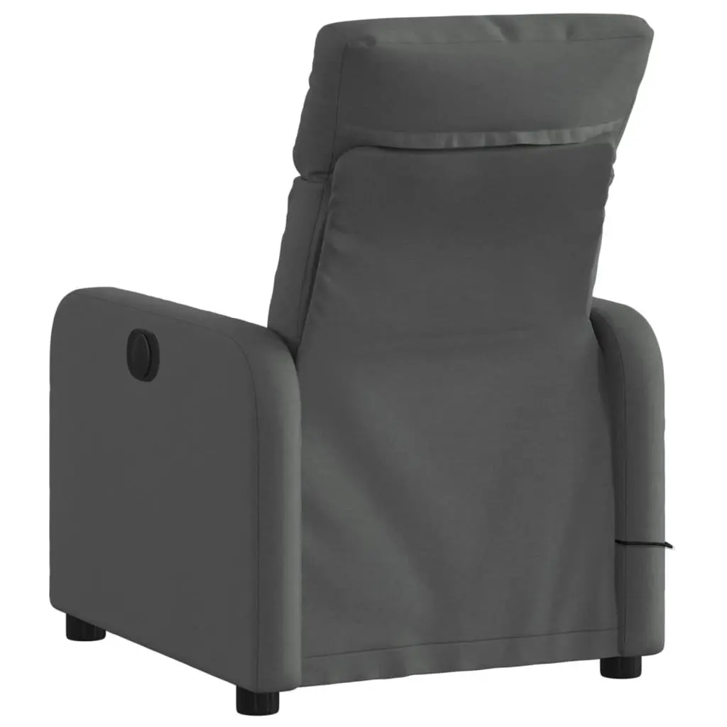 Grey Fabric Massage Recliner Chair with Vibration