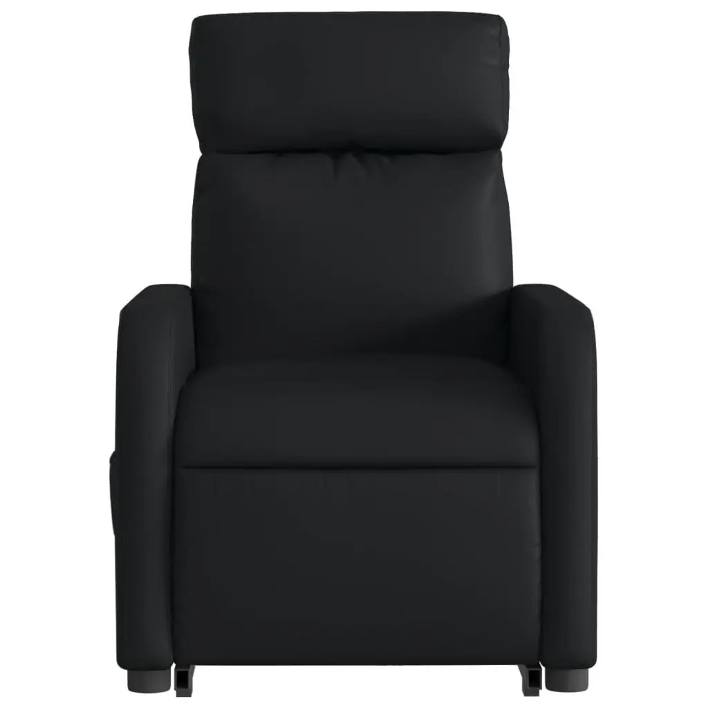 Electric Massage Recliner Chair Black Faux Leather Power Lift 135 Degrees