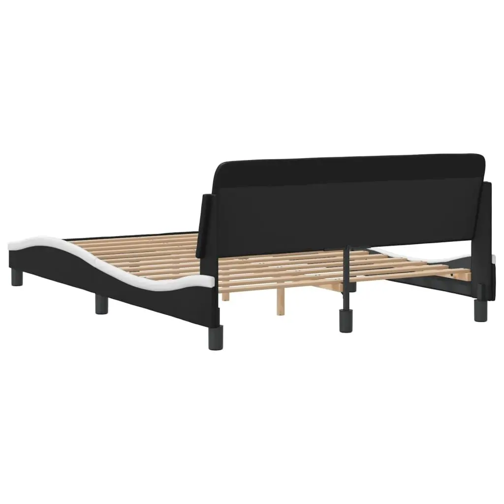 Double Bed Frame with Padded Headboard