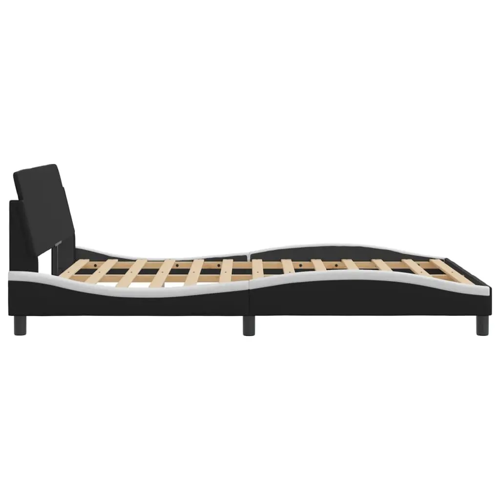 Double Bed Frame with Padded Headboard