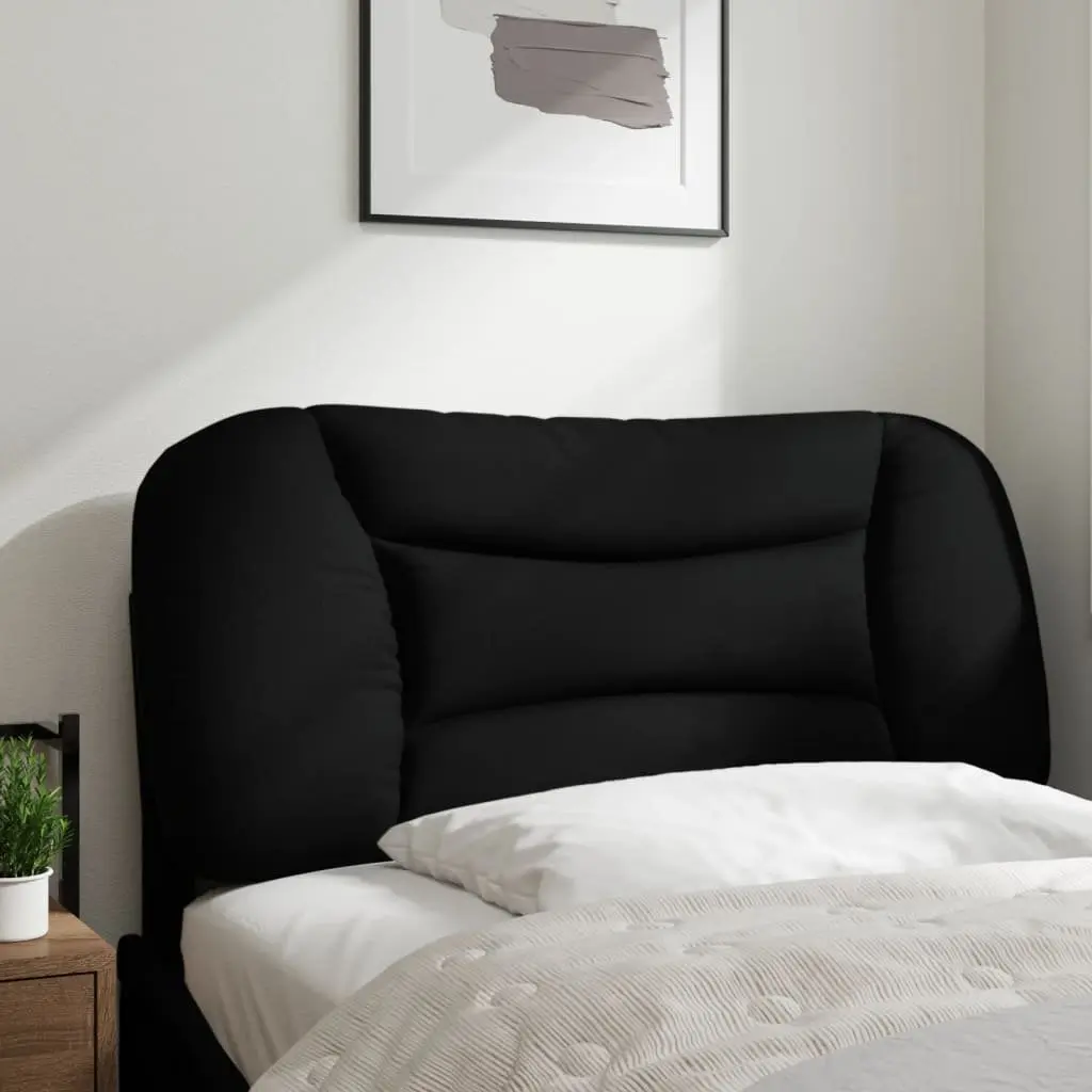 Headboard Cushion Black 90cm Fabric Wall Mounted Bed Pillow Support