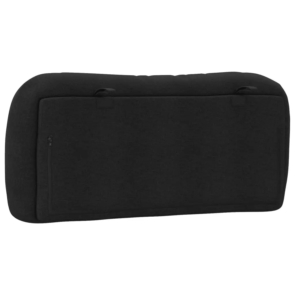 Headboard Cushion Black 90cm Fabric Wall Mounted Bed Pillow Support