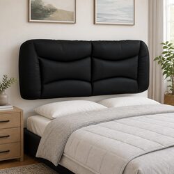 Faux Leather Headboard Cushion for Double Bed 137cm