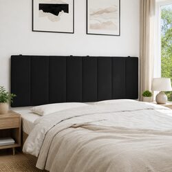Hanko Black Velvet Headboard Cushion 153cm