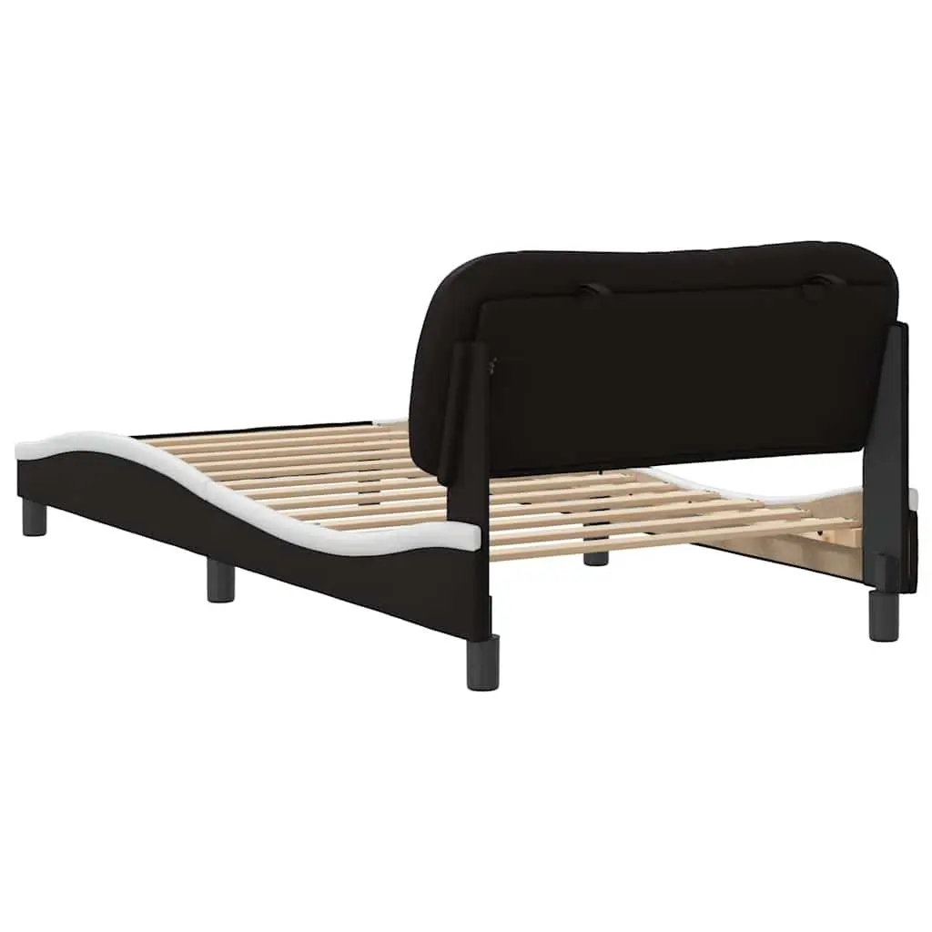 Faux Leather King Single Bed Frame with Headboard