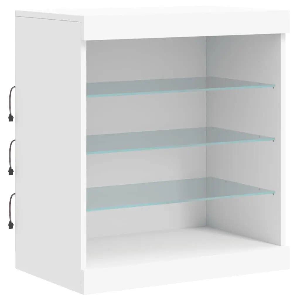 White Sideboard with RGB LED Lights