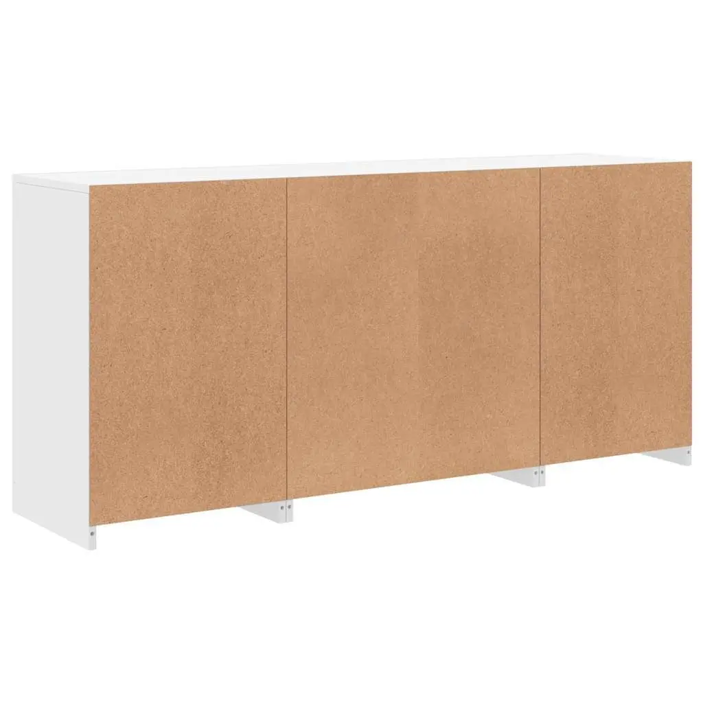 White Sideboard with RGB LED Lights