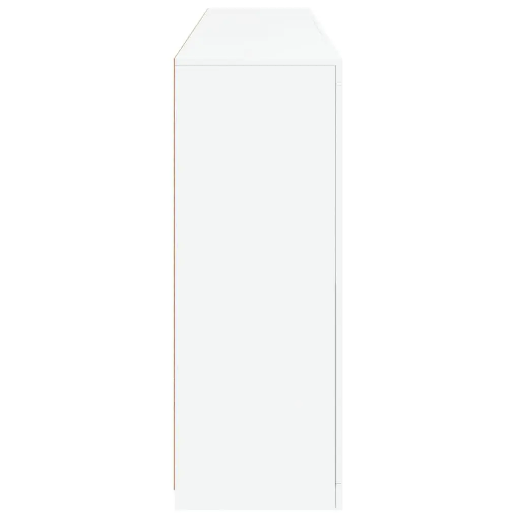 Sideboard Cabinet White Modern 181.5 x 37 x 100 cm Engineered Wood with RGB LED Lights