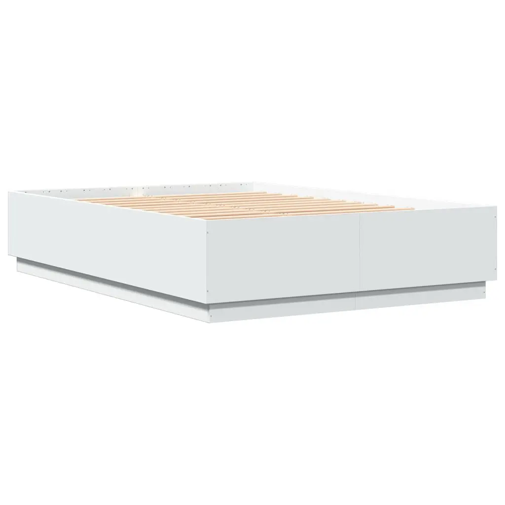 White Bed Frame 150x200 cm for Comfort and Style