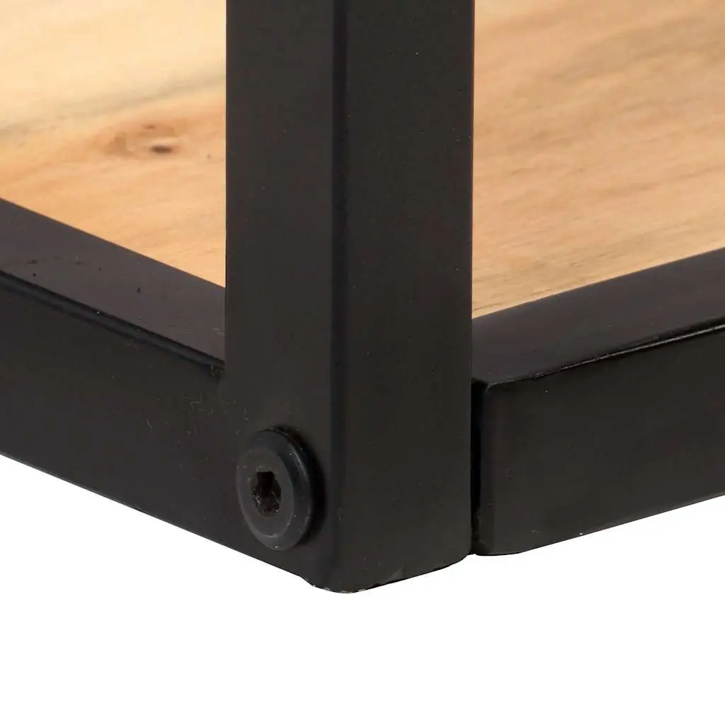 Wall Shelves Industrial Style 80 cm Solid Wood Floating Shelf Storage Rack