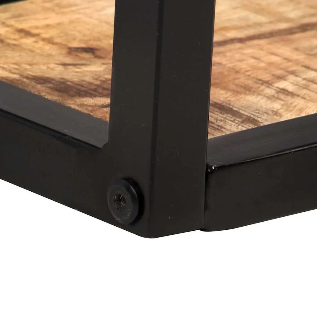 Wall Shelves Industrial Style 160 cm Wooden Floating Shelving Storage