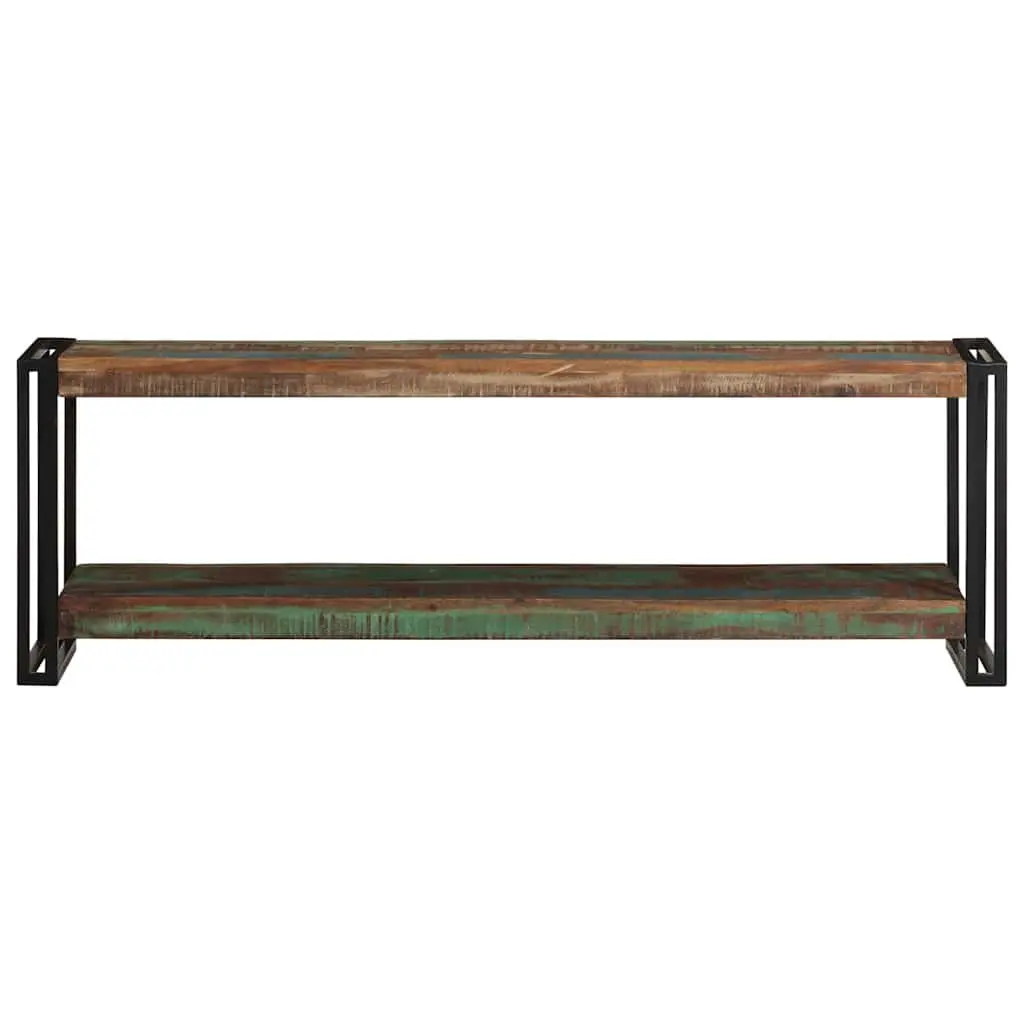 TV Cabinet Industrial Brown 120x30x40 cm Solid Reclaimed Wood