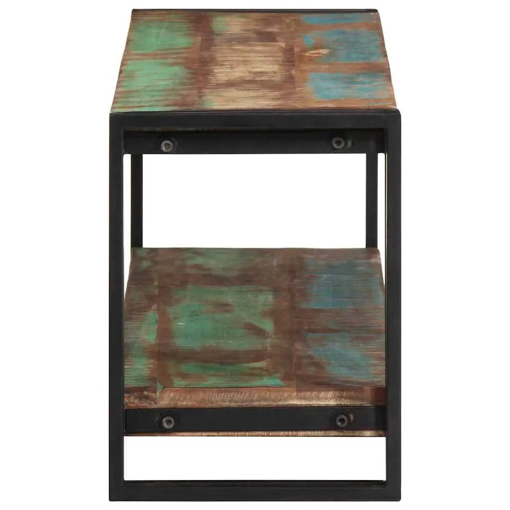 TV Cabinet Industrial Brown 120x30x40 cm Solid Reclaimed Wood