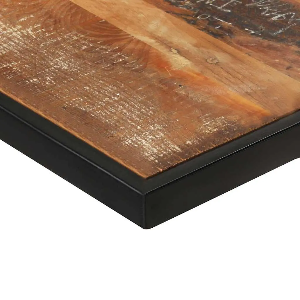 Dining Table Industrial 160 cm Solid Reclaimed Wood Brown