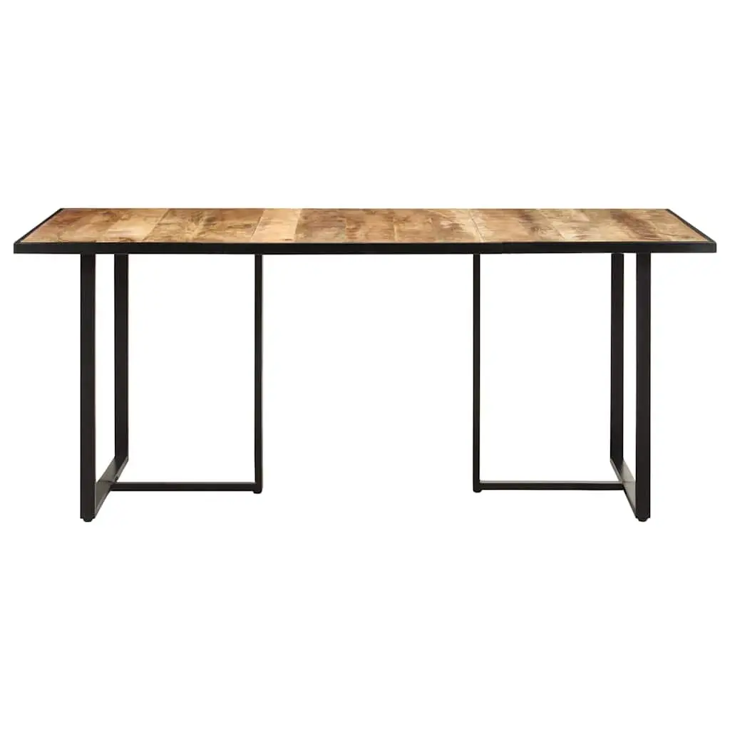 Dining Table Industrial 180 cm Solid Mango Wood Brown